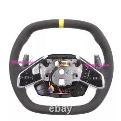 Chevrolet C8 Carbon Fiber Steering Wheel Racing Flat Bottom custom material