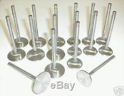 Chevy (16) 327 350 400 Stainless Steel Valves 2.02 & 1.60 ELGIN PERFORMANCE