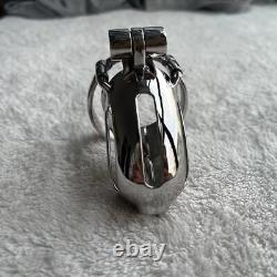 Classics Male Stainless Steel Custom Chastity Cage Device Ring Lock Device