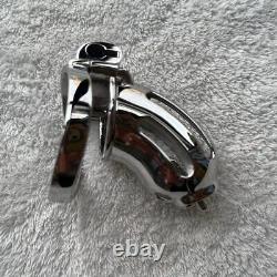 Classics Male Stainless Steel Custom Chastity Cage Device Ring Lock Device