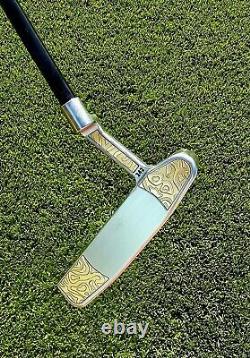 Cody James Custom 1 of 1 Blade Putter with brass inlays Right Handed 34 Rare