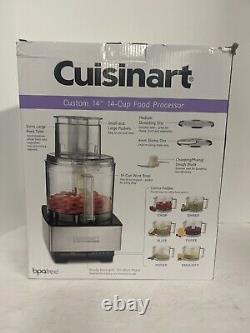 Cuisinarts Custom DFP-14BCNY 14 Cup Food Processor, Brushed Stainless Steel New