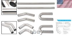 Custom 2 Inch Stainless Steel Exhaust Pipe Kit with Straight and Bend Options