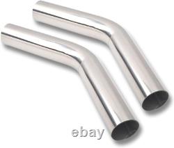 Custom 2 Inch Stainless Steel Exhaust Pipe Kit with Straight and Bend Options