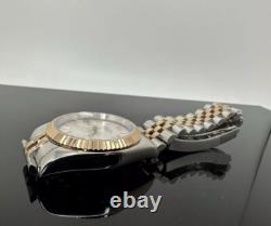 Custom 36mm Two Tone Rose Gold DJ Style Jubilee withNH35 Automatic Movement
