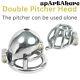 Custom 3D Printed Stainless Steel Chastity Cage Abstinence Restraint Male Cages