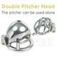 Custom 3D Printed Stainless Steel Chastity Cage Abstinence Restraint Male Cages