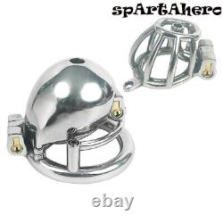 Custom 3D Printed Stainless Steel Chastity Cage Abstinence Restraint Male Cages