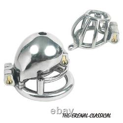 Custom 3D Printed Stainless Steel Chastity Cage Abstinence Restraint Male Cages