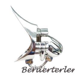 Custom 3D Printed Stainless Steel Male Chastity Cage with 6 Keyholes Lock Device