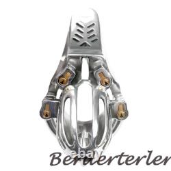 Custom 3D Printed Stainless Steel Male Chastity Cage with 6 Keyholes Lock Device