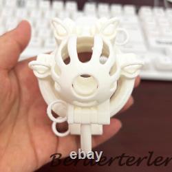 Custom 3D Printed Stainless Steel Male Chastity Cage with 6 Keyholes Lock Device