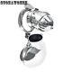 Custom 3D Stainless Steel Chastity Cage Invisible Lock with Scrotum Stretcher