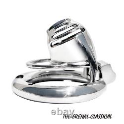 Custom 3D Stainless Steel Chastity Cage Lock Scrotum Stretcher Chastity Devices