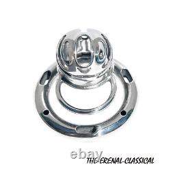 Custom 3D Stainless Steel Chastity Cage Lock Scrotum Stretcher Chastity Devices