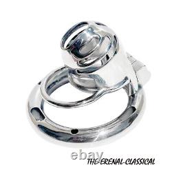 Custom 3D Stainless Steel Chastity Cage Lock Scrotum Stretcher Chastity Devices