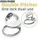 Custom 3D Stainless Steel Double Cage One Lock Dual-use Invisible Lock Devices