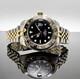 Custom 40mm GMT Style Two Tone Gold Mod Watch with NH34 Automatic Movement