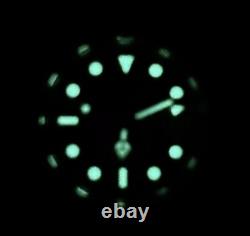 Custom 40mm GMT Style Two Tone Gold Mod Watch with NH34 Automatic Movement