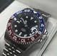 Custom 40mm Pepsi GMT Style Sub Mod Watch Jubilee with NH34 Automatic