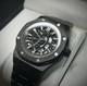 Custom 41mm Black RO Style Skeleton Mod Watch with NH70 Automatic Movement