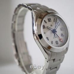 Custom Automatic GMT Mod White Snowflake Fixed Bezel NH34 movt 37mm