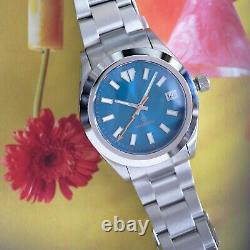 Custom Automatic Mod Milgauss Style Homage Yobokies Z Blue Seiko NH35 movt