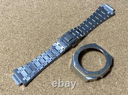 Custom Bezel and Royal Oak Style Stainless Steel Belt Kit for G-SHOCK GA2100