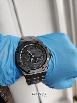 Custom Black Stainless Steel G-SHOCK Casio GA2100