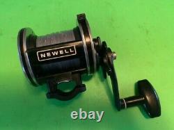 Custom Built Newell S338-5 Conventional Fishing Reel Stainless Steel Clicker&cap