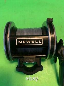 Custom Built Newell S338-5 Conventional Fishing Reel Stainless Steel Clicker&cap