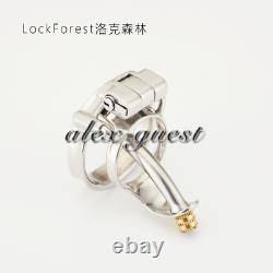 Custom CB Lock Original Chastity Lock Stainless Steel Abstinence Chastity Cage