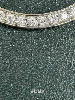 Custom Diamond Bezel 1.05 CT'. Set in Stainless Steel For Rolex Men's 34MM Date