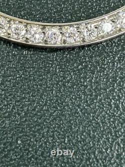 Custom Diamond Bezel 1.05 CT'. Set in Stainless Steel For Rolex Men's 36MM Date