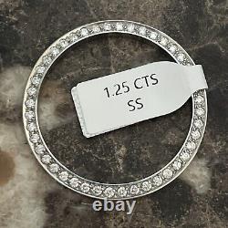 Custom Diamond Bezel 1.25Cts. In Stainless Steel For 36MM MENS Rolex Datejust