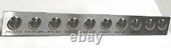 Custom Engraved Switch Dash Panel/ Boat/ Plane/ Car/ Equipment Stainless Steel