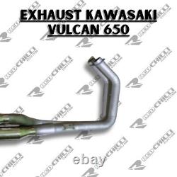 Custom Exhaust Kawasaki Vulcan 650 / 650s 2015-2023 Fullsystem Stainless Steel