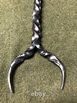 Custom Fire Poker Twisted Stainless Steel Fire Poker Grill Tool Men's Gift