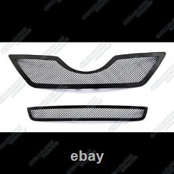 Custom Fits 2007-2009 Toyota Camry Black Stainless Steel Mesh Grill Combo