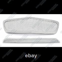 Custom Fits 2011-2013 Dodge Charger Stainless Steel Mesh Grill Combo