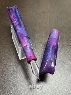 Custom Fountain Pen by D Squared Arts withBroad Stainless Steel Nib