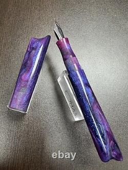 Custom Fountain Pen by D Squared Arts withBroad Stainless Steel Nib