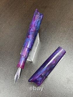 Custom Fountain Pen by D Squared Arts withBroad Stainless Steel Nib