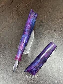 Custom Fountain Pen by D Squared Arts withBroad Stainless Steel Nib