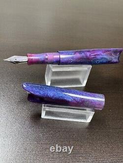 Custom Fountain Pen by D Squared Arts withBroad Stainless Steel Nib