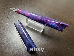 Custom Fountain Pen by D Squared Arts withBroad Stainless Steel Nib