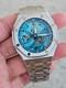Custom G-SHOCK GA-2100AS-5 with Stainless Steel Case Bold & Unique Look Mod