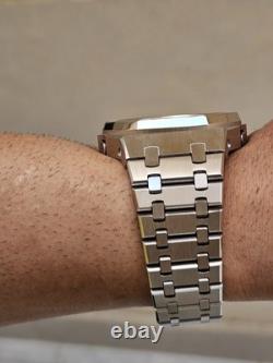 Custom G-SHOCK GA-2100AS-5 with Stainless Steel Case Bold & Unique Look Mod