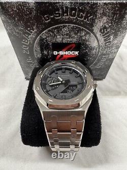 Custom G-Shock GA2100 CasiOak AP Royal Oak Inspired Stainless Steel Bracelet