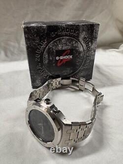 Custom G-Shock GA2100 CasiOak AP Royal Oak Inspired Stainless Steel Bracelet